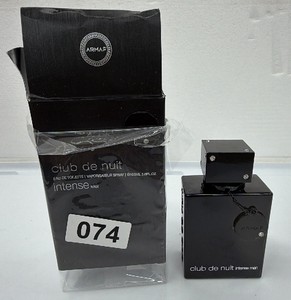 Brand New Armaf Club De Nuit Intense Man EDT Men New in Box, Black , 3.6 Fl Oz