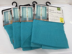 Lot of 4-  95 inch Sheer Window Panels