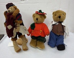 Lot of 3 Teddy Tompkins Bears
