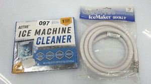 Lot of 2 Brand New items, Active brand ice machine cleaner and lead free icemaker hook up