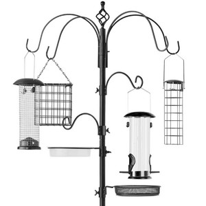 Steel SuetBlock Multi-Bird Feeder Station - Black