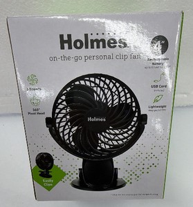 Brand New - Holmes Mini on the Go personal clip fan