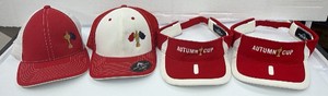 Lot of 4 Brand New Autumn cup hats, and visors