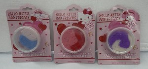 Lot of 3 Brand New Hello Kitty and friends, cotton candy sugar, cookie, and bubblegum scented cloud slime