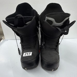 Pair of Burton brand ski boots size 11