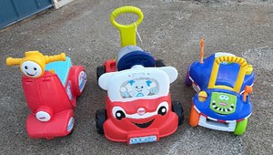 Lot of 3 Childrens Ride on Toys