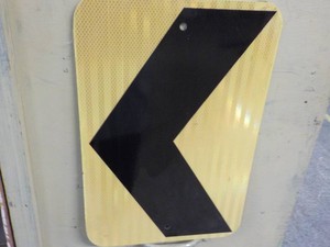 Metal 18 x 12 Reflective Sign...