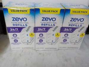 3 Zevo Flying Insect Trap Refills...