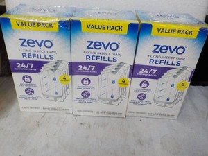 3 Zevo Flying Insect Trap Refills...