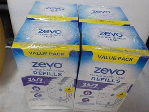 4 Zevo Flying Insect Trap Refills...