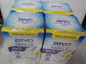 4 Zevo Flying Insect Trap Refills...