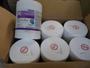 6 Ecolab Disinfectant Wipes...