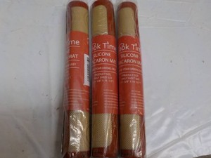 3 Cook Time Silicone Macaron Mats...
