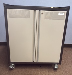 cabinet on wheels with key
