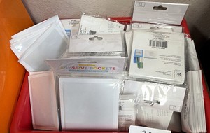 lot of small name plate sleeves