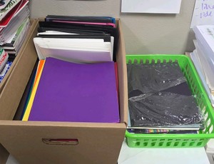 folders construction paper