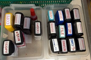 A lot of various stamps