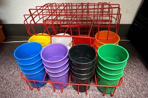 paint cups with tray holders