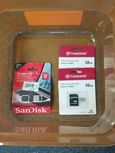 32gb micro SD cards with 32gb flash drive