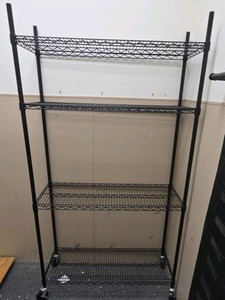 rolling bakers rack