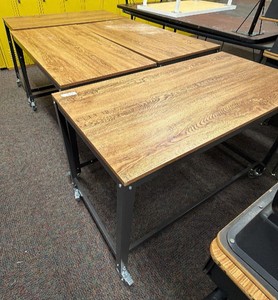 NINGBO rectangle table on wheels four in lot