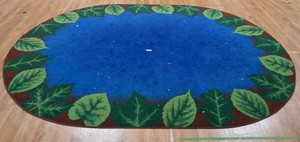 blue large area rug