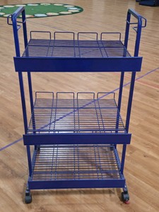 sports equipment rack