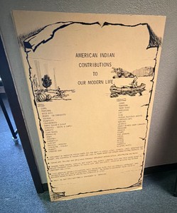 2-American Indian contributions to our modern life posters