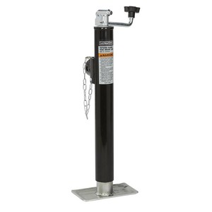 $64 Ultra-Tow Topwind Round Tube Jack, Weld-On, 30in. Extended Length, 3000-Lb. Lift Capacity