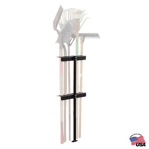 $63 Buyers Products LT35 Vertical Hand Tool Rack for Open Landscaping Truck Trailers, 6 Tools for Shovels, Rakes, Hoes, Made In The USA, Lawn Care Equipment, Landscaping Tools ,Model# LT35