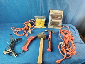 miscellaneous collection of household hardware and utility items listed as a Mixed Tools
