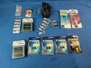 Assortment of packaged batteries