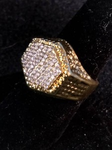 New Size 7  Gold-plated Htayekog ring