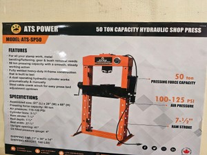 2026 - Unused - atspower - Shop press - ATS-SP50