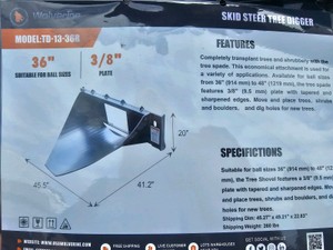 2026 - Unused - WOLVERINE - Tree Digger - TD-13-36R