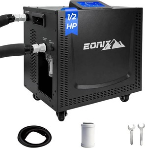 $370 EONIX 12HP Upgraded Cold Plunge Chiller,Ice Bath Water Chiller for Cold Plunge Tubs,Built-in Filter & Water Pump, Insulated Hoses,Quiet Operation,Ice Bath Chiller for Cold Therapy Recovery 110V