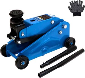 Mini Hydraulic Jack 2.5 Ton (5500lbs)Floor Jack with Heightening Gasket,Lifting Range 4.13-17