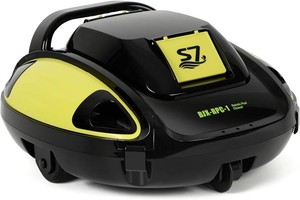 Cordless Robotic Pool Cleaner for Flat Above-Ground Pools, 150-Min Runtime, Floor-Only Automatic Pool Vacuum, Dual-Filter Pool Cleaner for Everyday Debris, Up to 1076 Sq.Ft