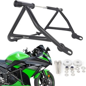 $230 Xitomer Crash Cage Engine Guard Compatible with Ninja 300 2013-2017 Stunt Cage with Replaceable POM Sliders Race Rail & Frame Protection