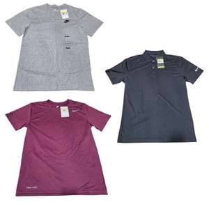 Over $100 MSRP Nike Mens Size Small Shirt Lot  Dri-FIT T-Shirts & Golf Polo, New with Tags