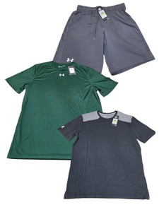 Under Armour Adult Medium Shirts & Athletic Shorts  3-Piece New with Tags Lot