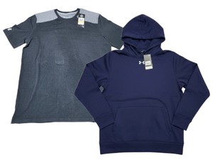 Over $100 MSRP Under Armour Adult Medium Hoodie & HeatGear Shirt  2-Piece New with Tags Lot