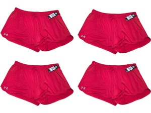 Lot of 4 Under Armour Womens XXL Athletic Shorts  Red, New with Tags