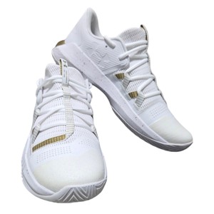 Under Armour UA Block City 2.0 Mens Basketball Shoes WhiteGold Size 10.5  3021377-100 Overstock