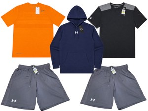 Over $150 MSRP Lot of 5 Mens Nike & Under Armour Athletic Clothing Size Medium New With Tags
