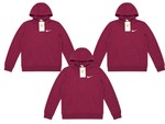 Over $115 MSRP! Lot of 3 Boys Nike Pullover Training Hoodies Size Small Maroon New With Tags