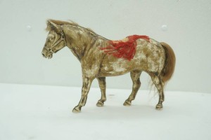 Vintage Poly Toy Horse Figurine.