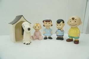 Peanuts Ceramic Figuines. 8-9.5 tall
