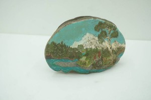 vintage hand painted tree mole