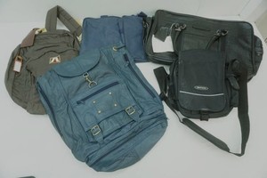 back packs, carry on bags
